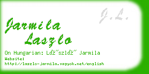 jarmila laszlo business card